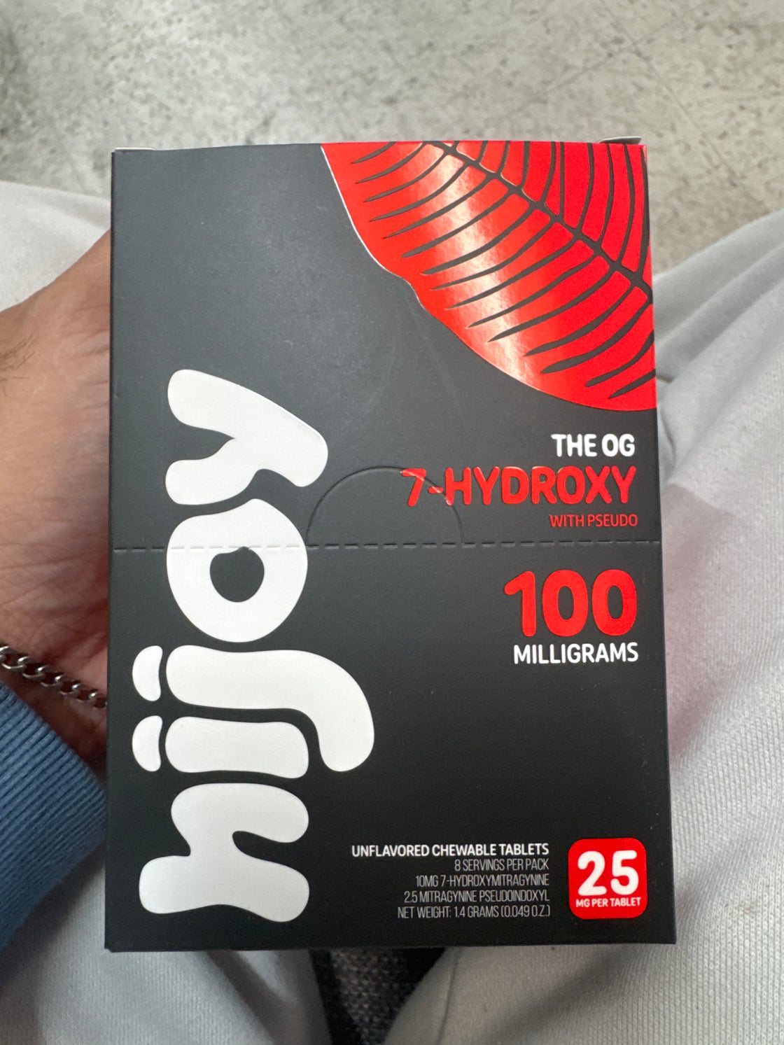 Hijoy Hydroxy Pseudo 25mg 4pk OG red